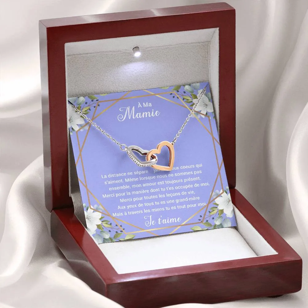 MAMIELOVA • Collier A Ma Mamie Double Cœur