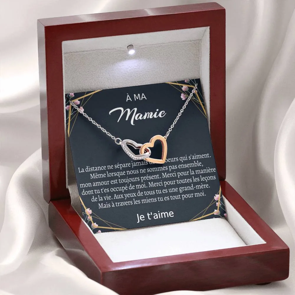 MAMIELOVA • Collier A Ma Mamie Double Cœur
