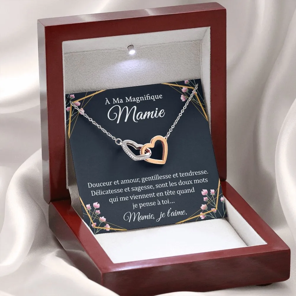 MAMIELOVA • Collier A Ma Mamie Double Cœur