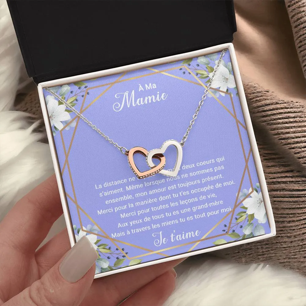 MAMIELOVA • Collier A Ma Mamie Double Cœur
