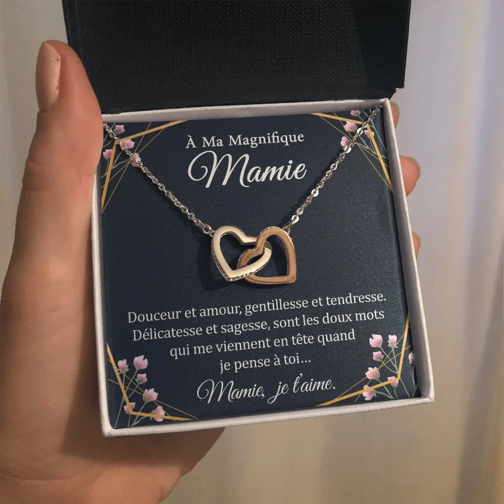 MAMIELOVA • Collier A Ma Mamie Double Cœur