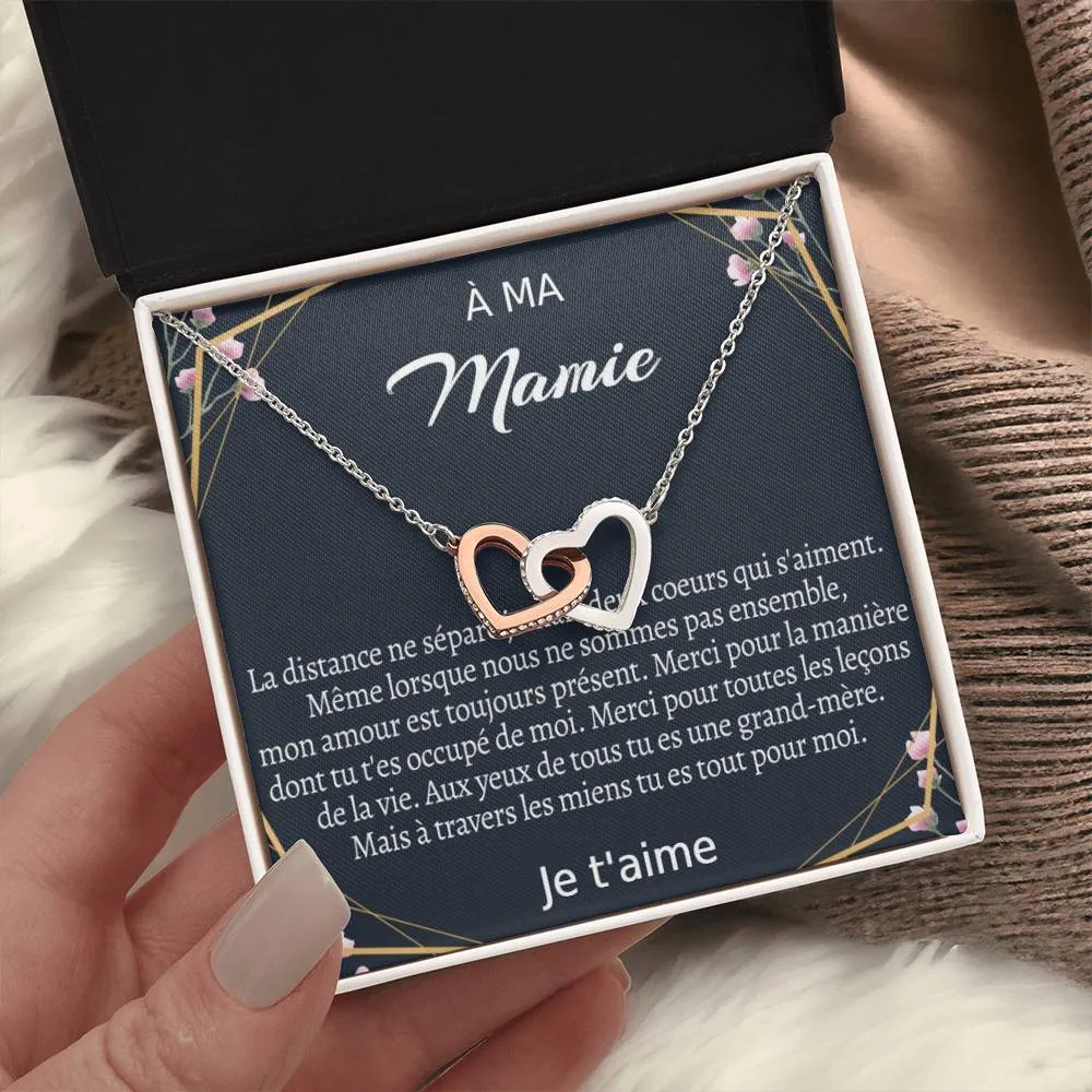 MAMIELOVA • Collier A Ma Mamie Double Cœur