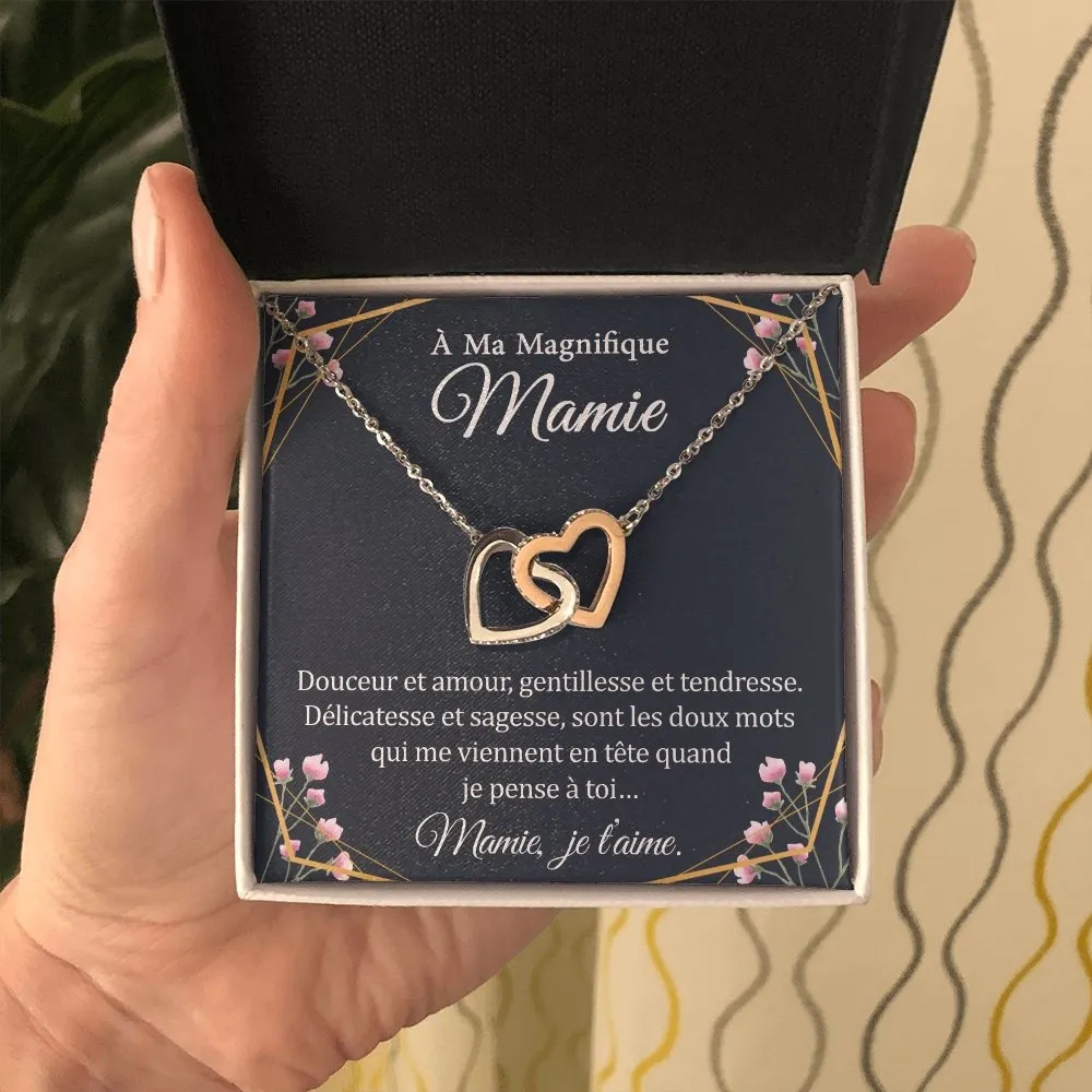 MAMIELOVA • Collier A Ma Mamie Double Cœur