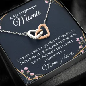 MAMIELOVA • Collier A Ma Mamie Double Cœur
