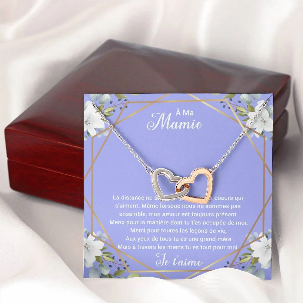 MAMIELOVA • Collier A Ma Mamie Double Cœur