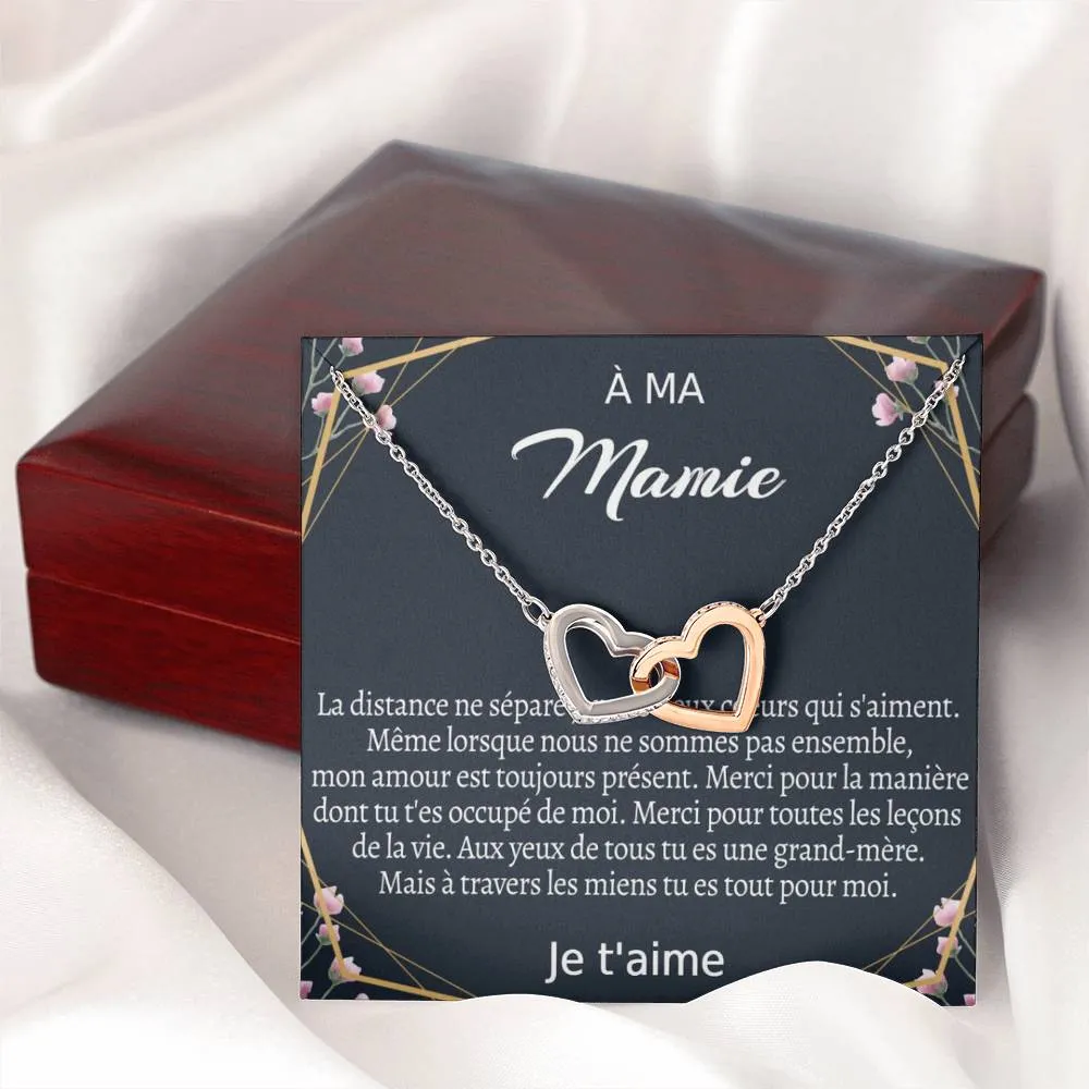 MAMIELOVA • Collier A Ma Mamie Double Cœur