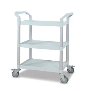 Medical Utility Cart 790mm x 480mm with 3 Shelves