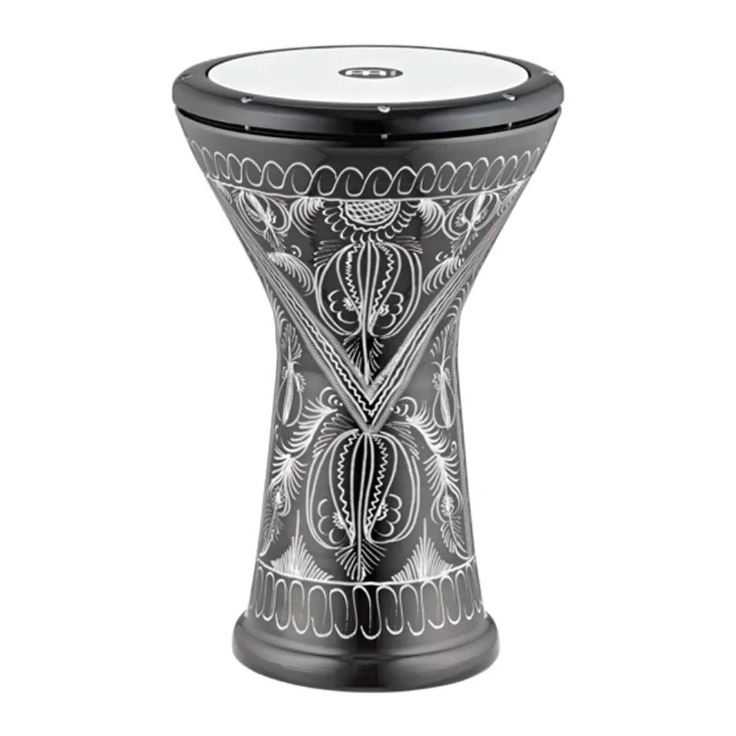 MEINL Percussion HE-3218 10 x 18 1/4inch Bass Aluminium Doumbek, Hand Engraved