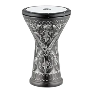 MEINL Percussion HE-3218 10 x 18 1/4inch Bass Aluminium Doumbek, Hand Engraved