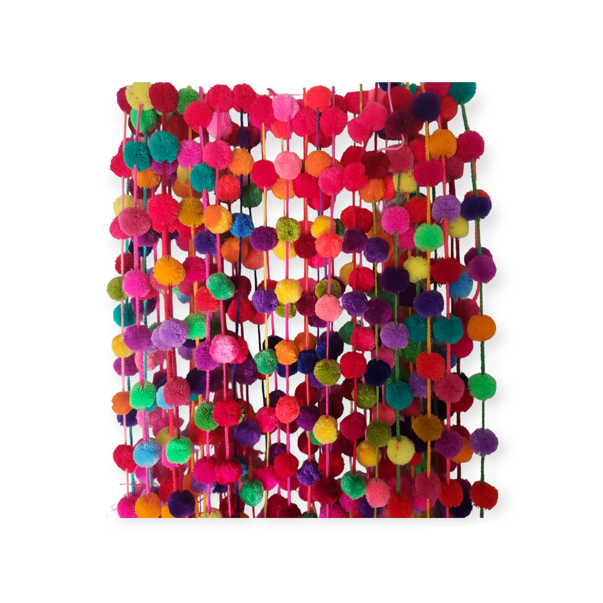 Mexican Pom Pom Garland Colorful