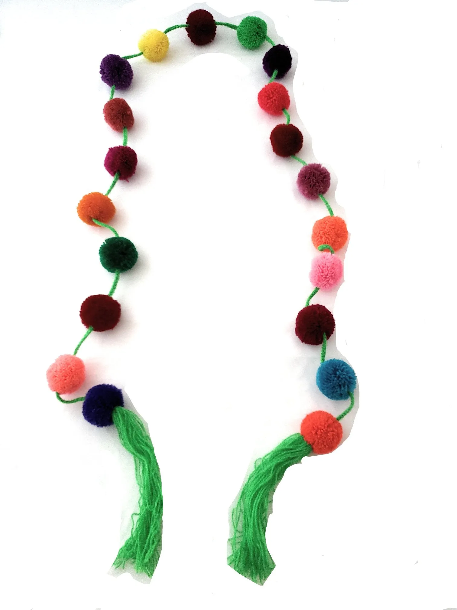 Mexican Pom Pom Garland Colorful