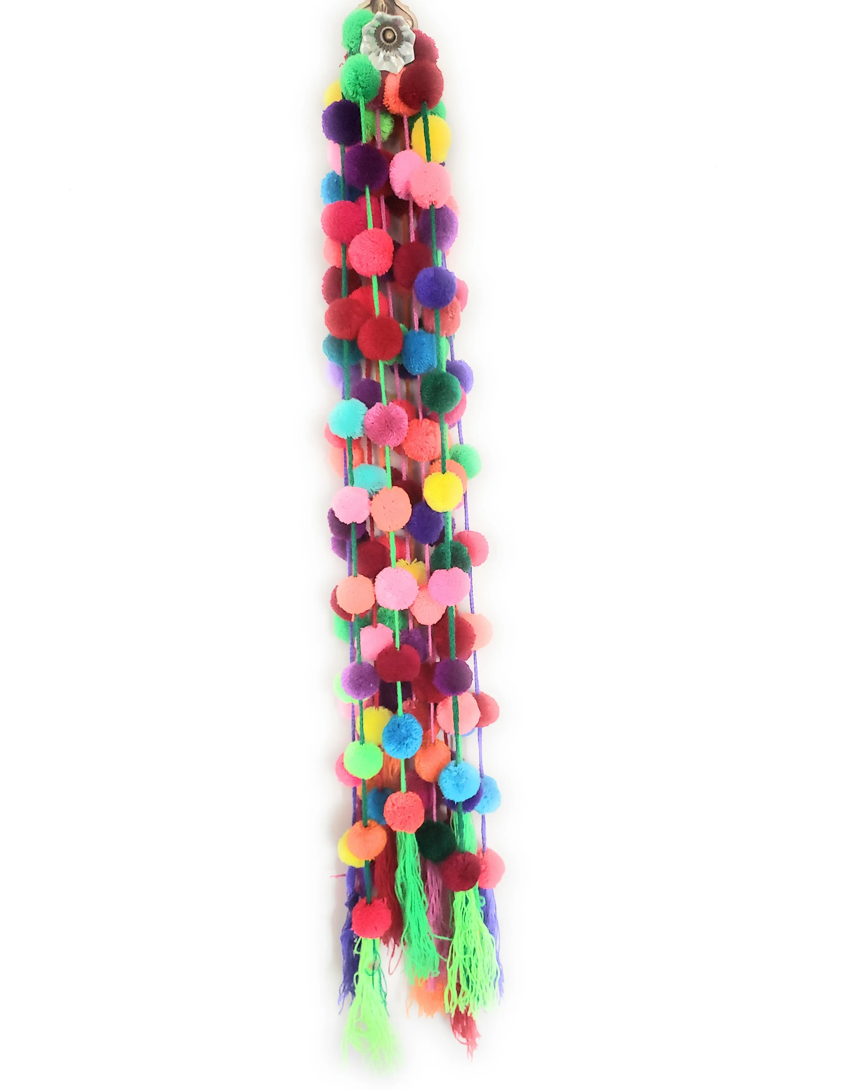 Mexican Pom Pom Garland Colorful