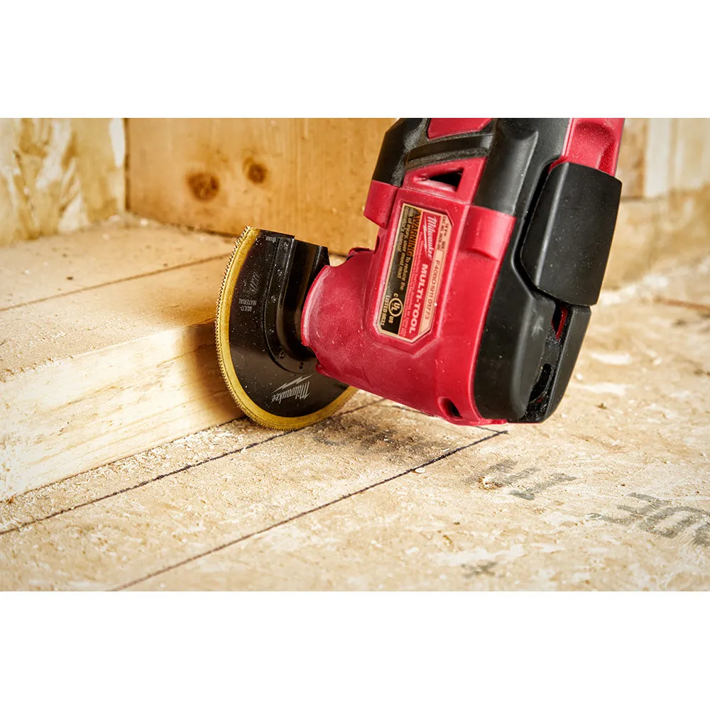 Milwaukee 49-25-1271 Open-Lok 3-1/2" Titanium Enhanced Bi-Metal Multi-Material Segmented Multi-Tool Blades