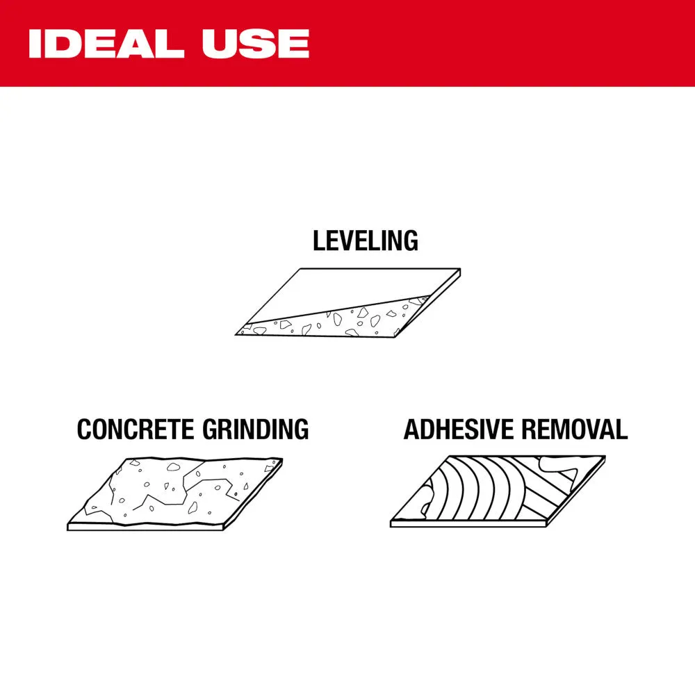 Milwaukee 49-93-7790 5" Diamond Cup Wheel Segmented-turbo
