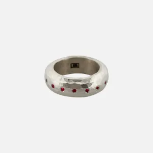 Mini Leo Ring, Ruby