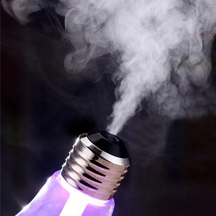 Mini USB Bulb Humidifier and Air Purifier with LED Lights