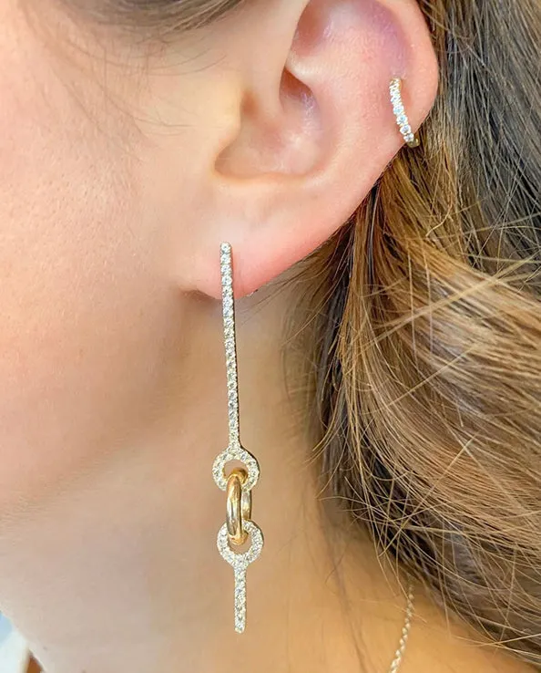 Mismatched Gold Donuts & Diamonds