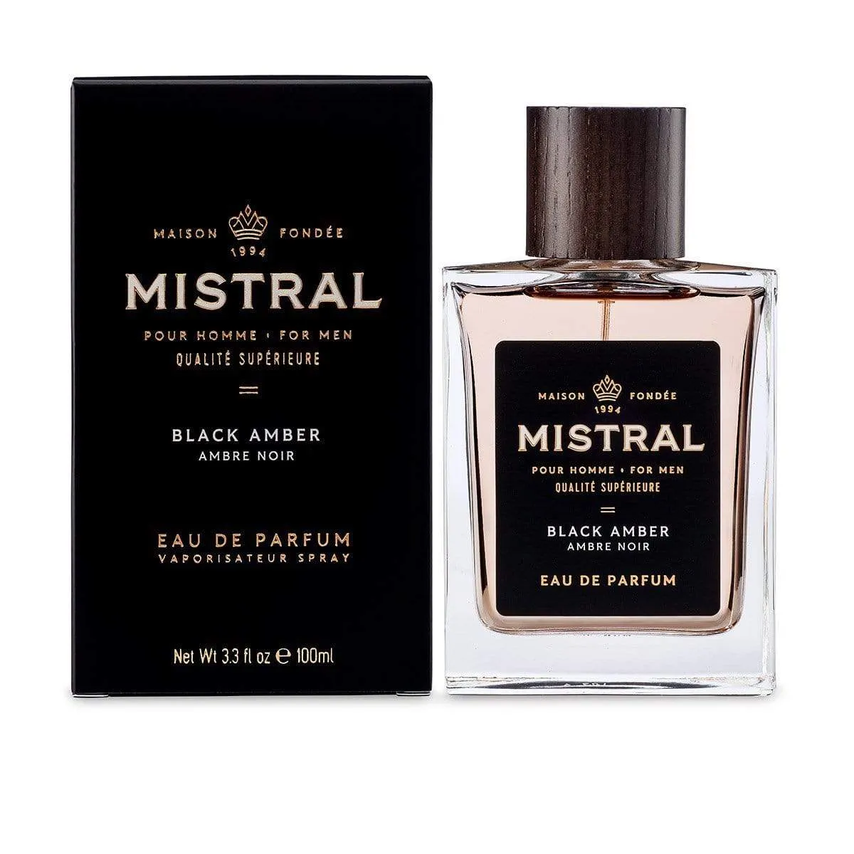 Mistral Men's Black Amber Eau de Parfum