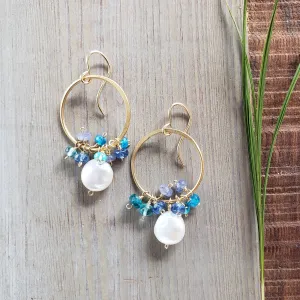 Mixed Blues Earrings