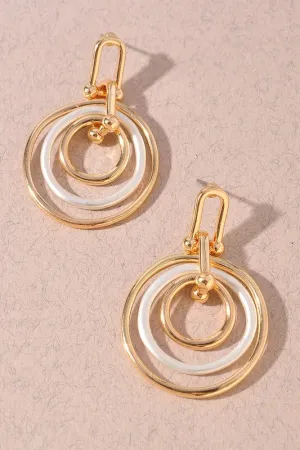 Mixed Metal Earrings