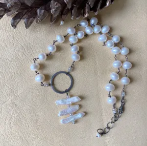 Mixed Pearl Necklace
