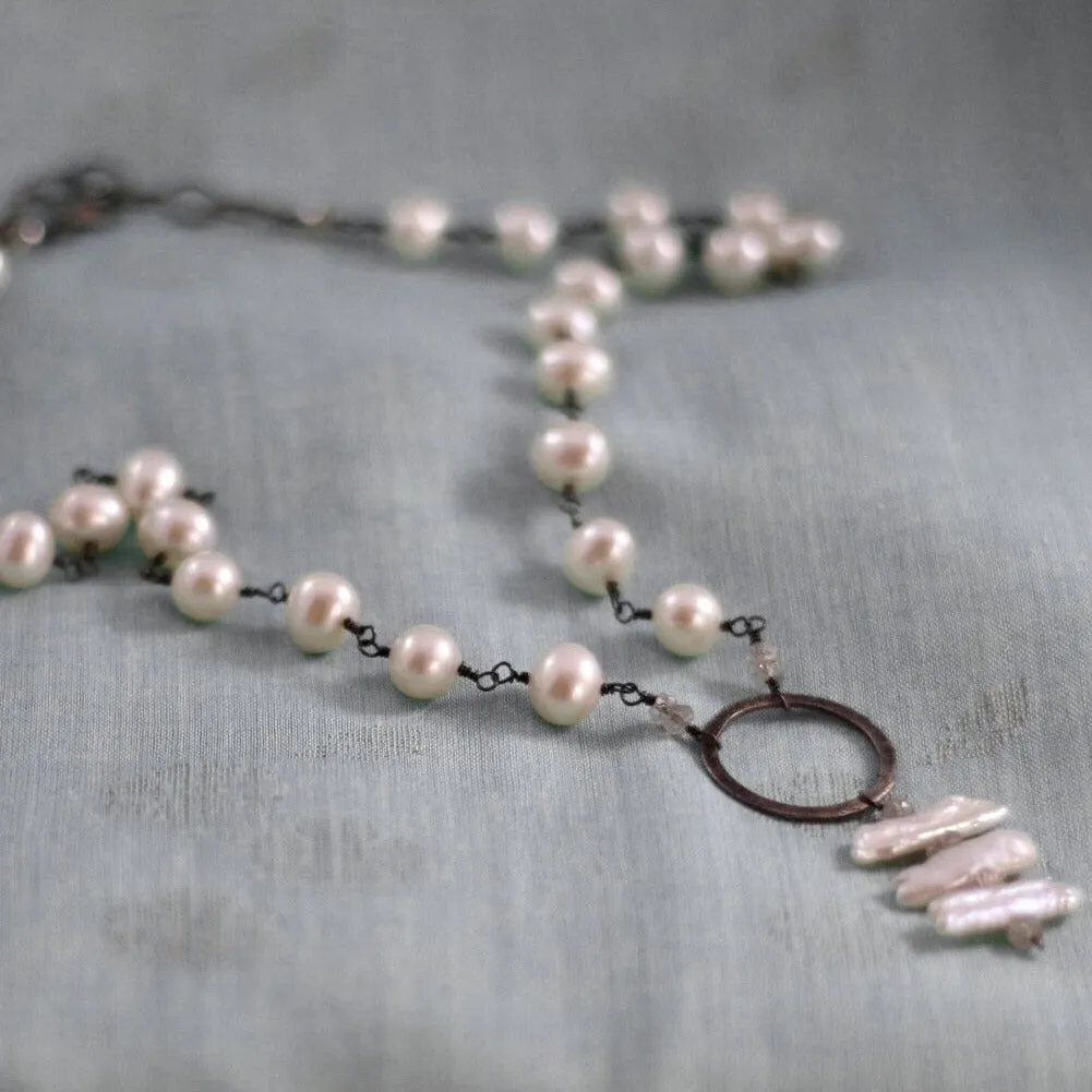 Mixed Pearl Necklace