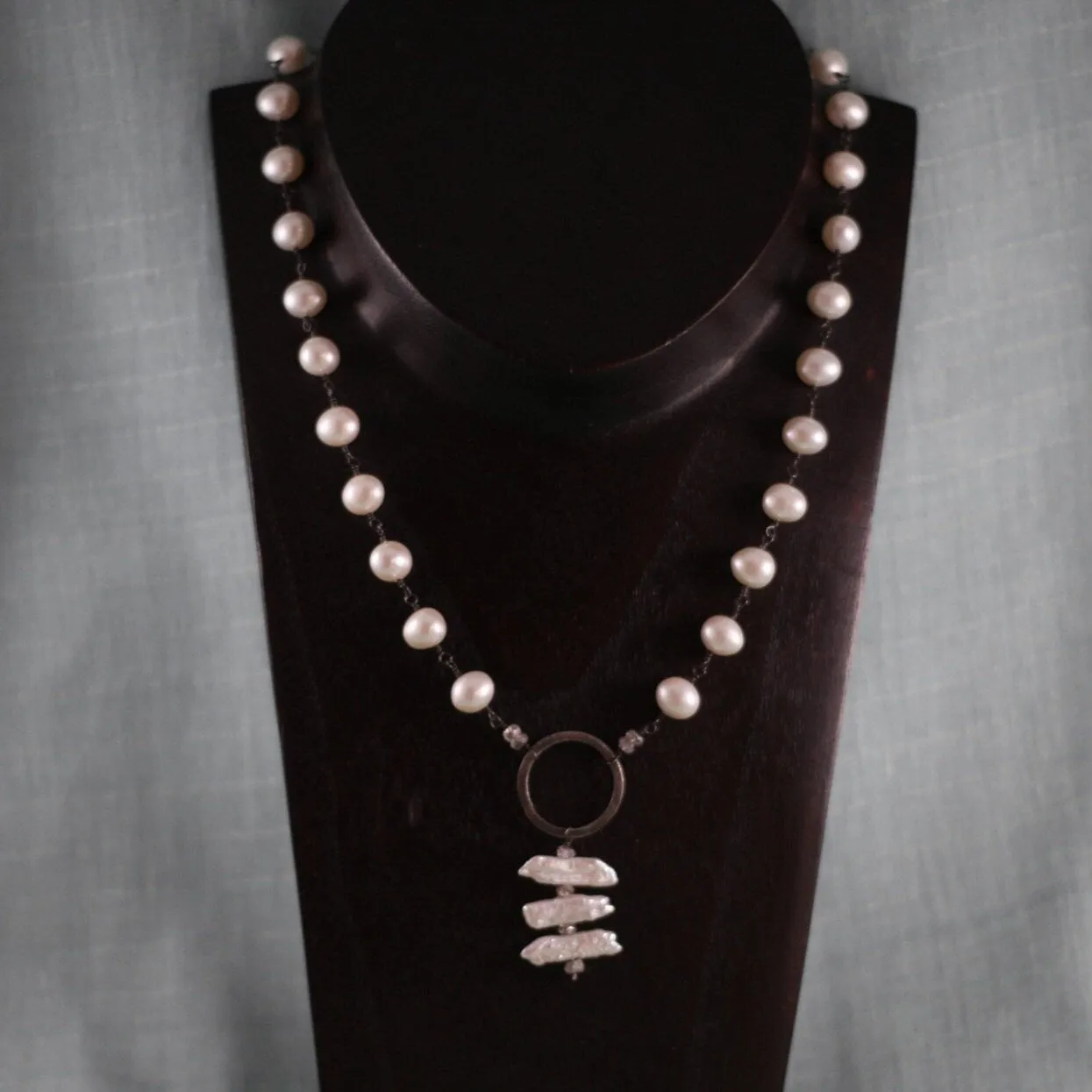 Mixed Pearl Necklace