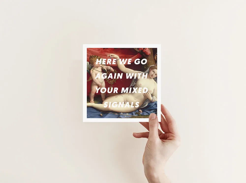 Mixed Signals Art Print