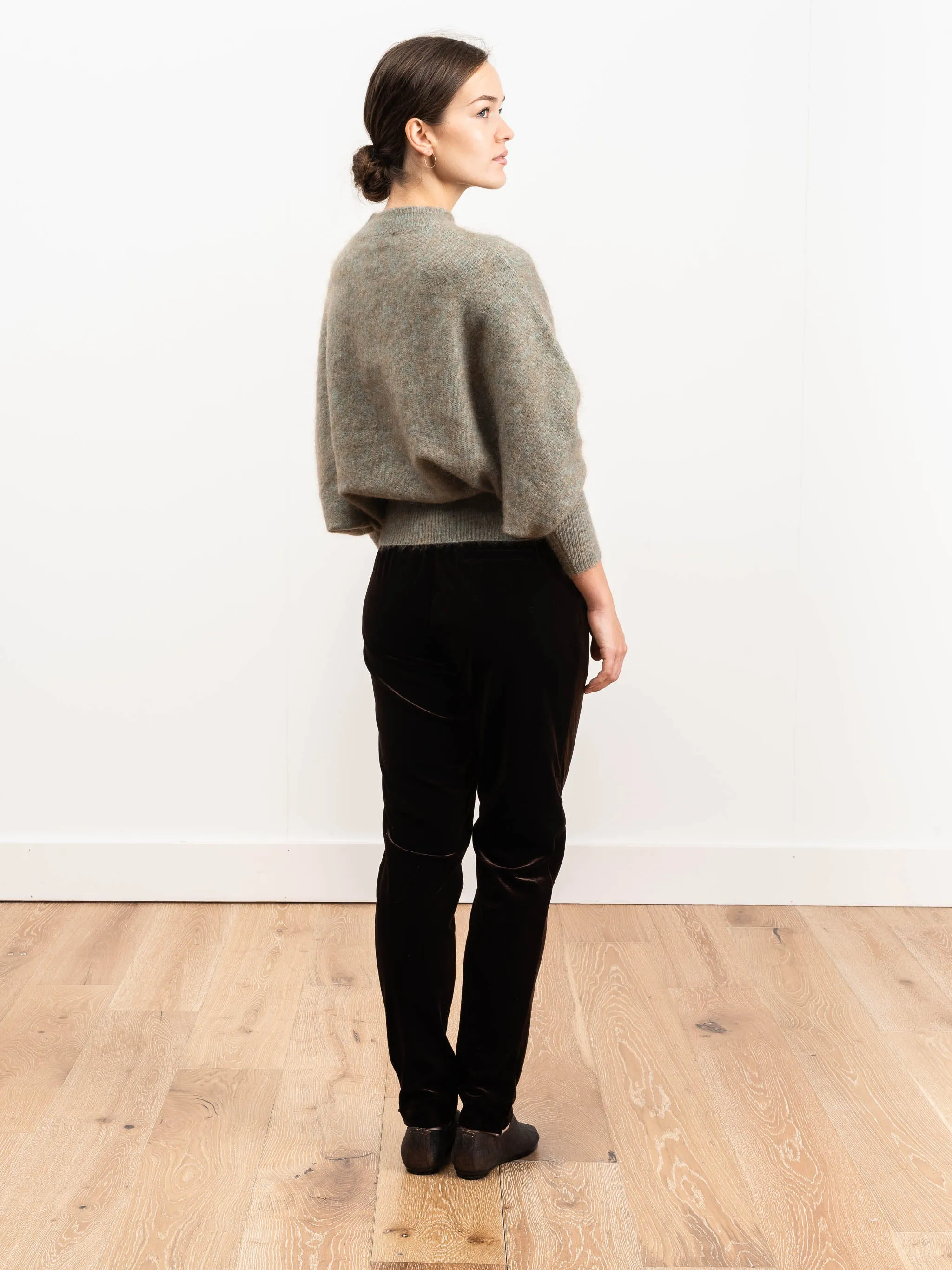 mohair rounded sweater