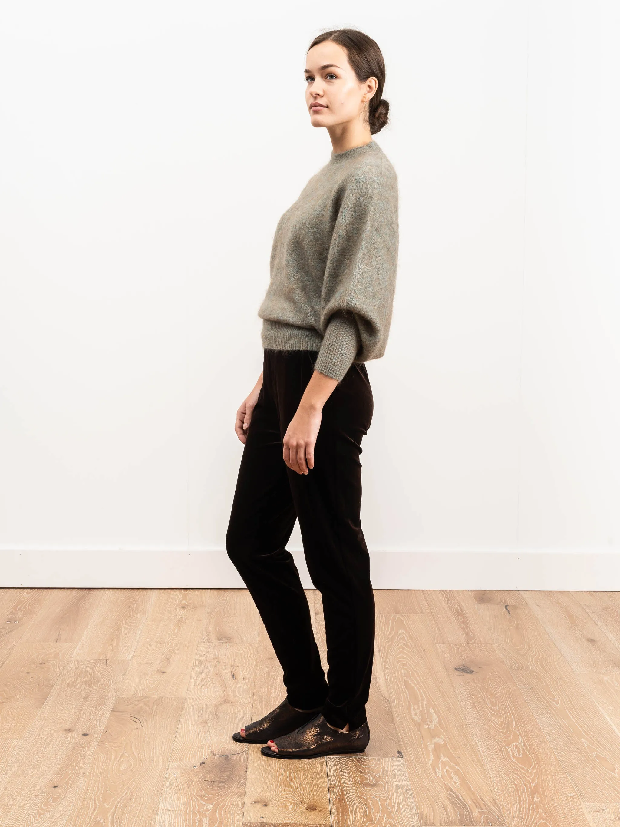 mohair rounded sweater