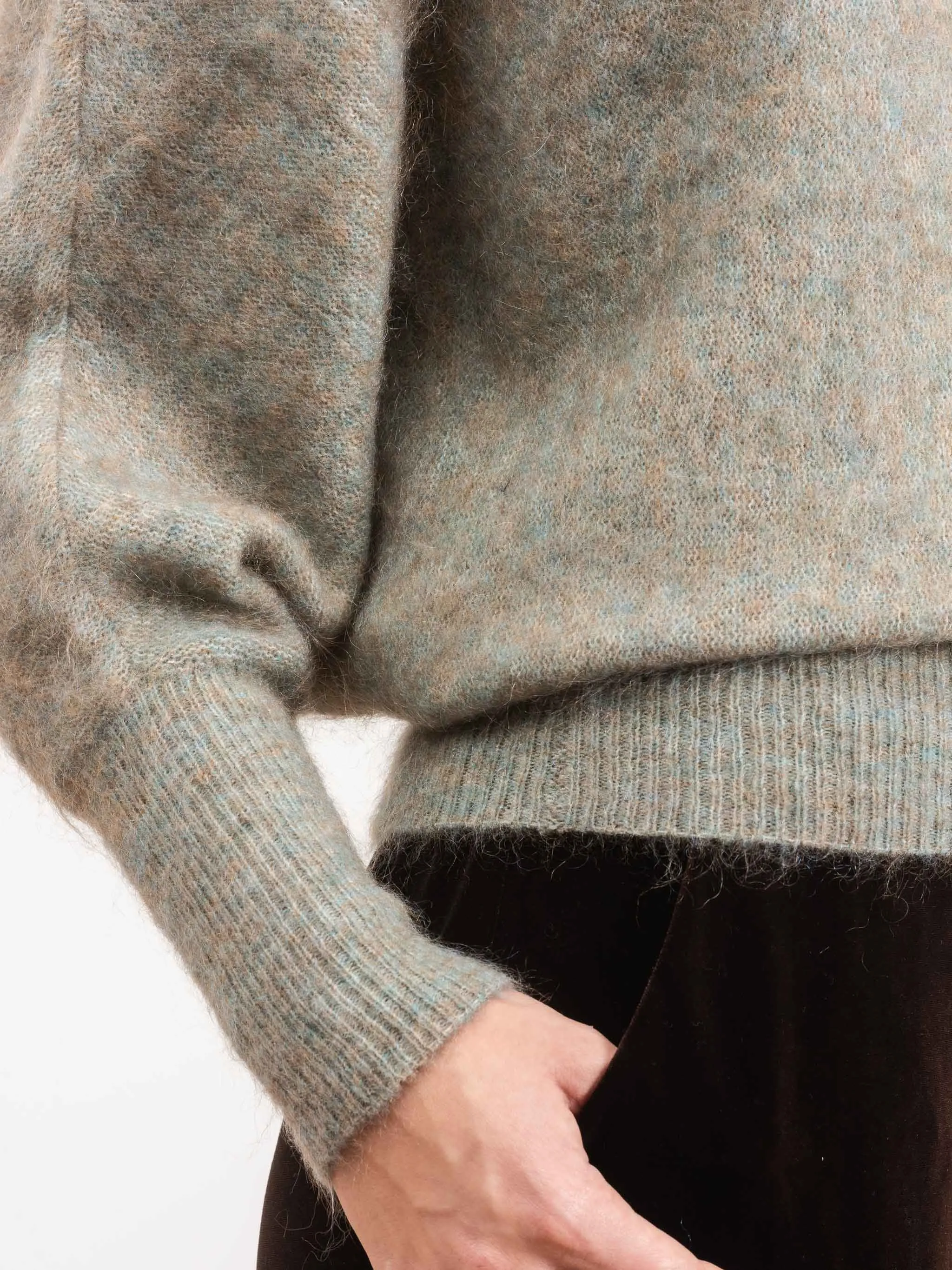 mohair rounded sweater