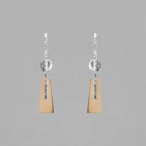 MOONTOWER TWO-TONE EARRING