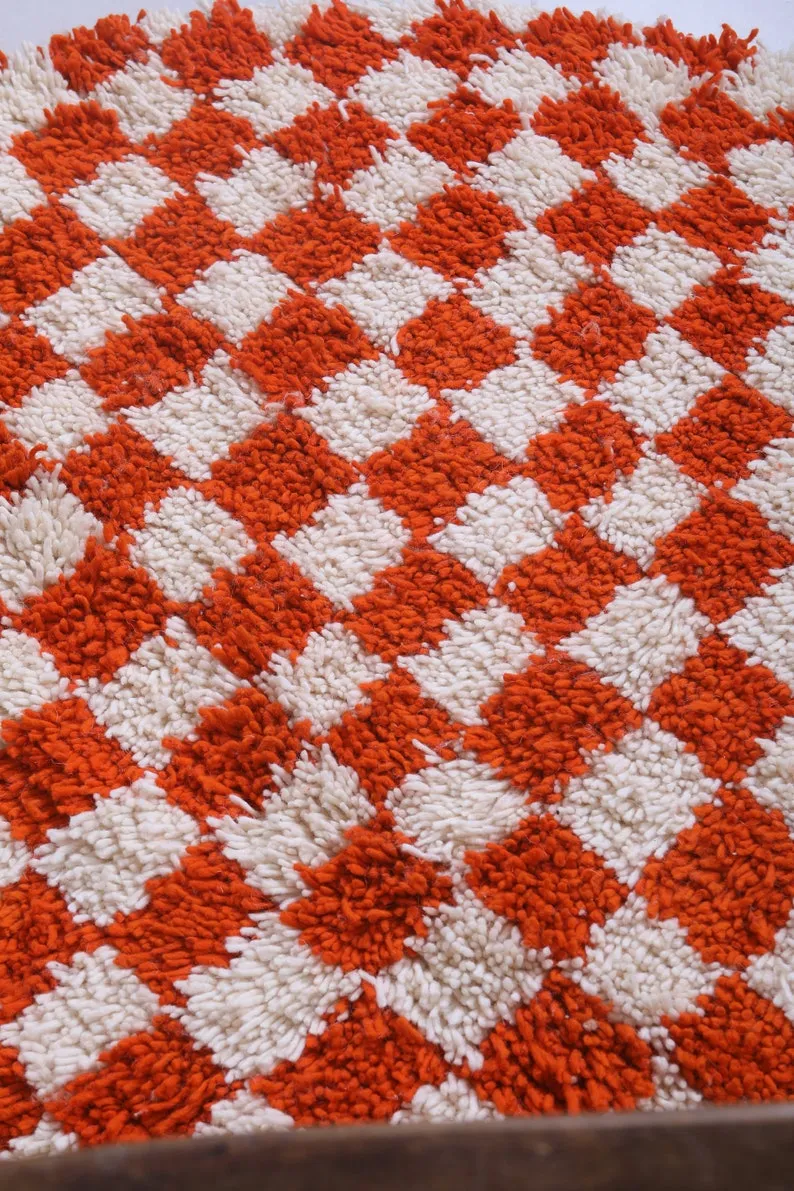 Moroccan round rug - feet rounded moroccan rug