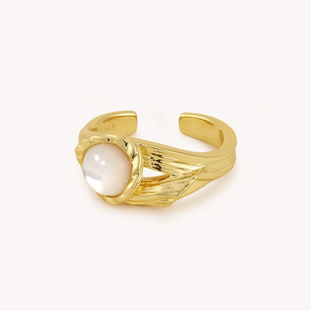 Mother of Pearl Moonlight Ring