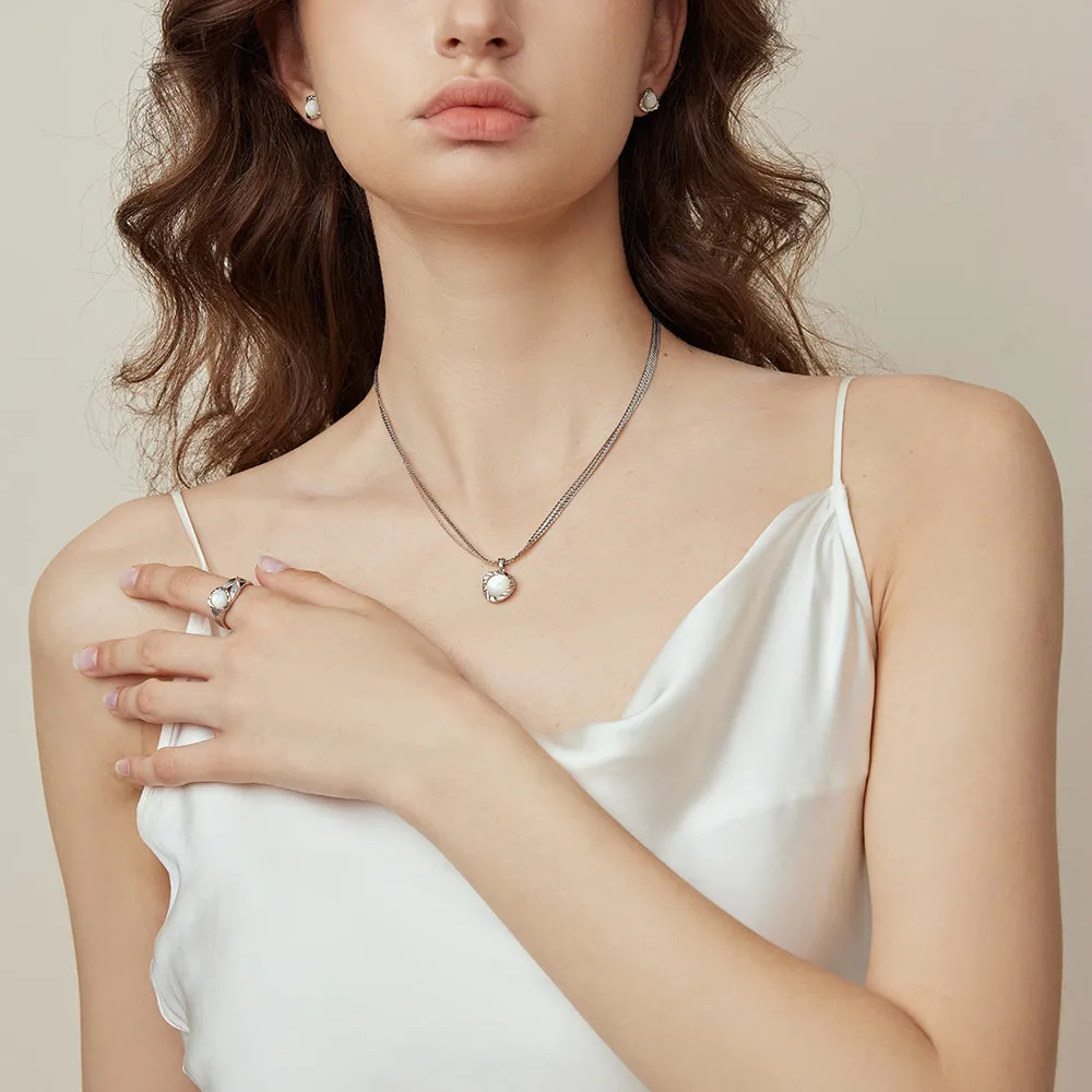 Mother of Pearl Moonlight Ring