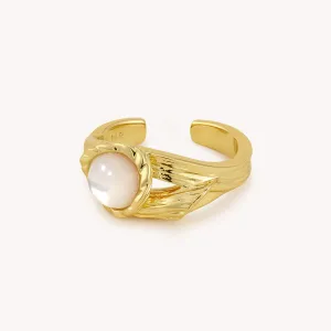 Mother of Pearl Moonlight Ring