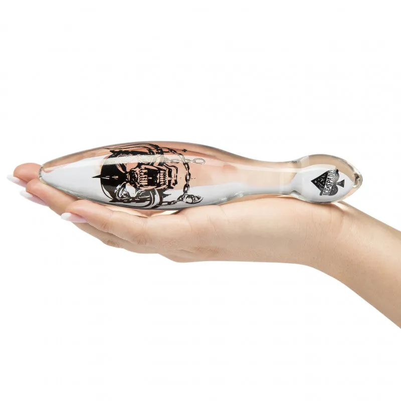 Motorhead Bomber Rock Hard Massage Missile - Clear & Black