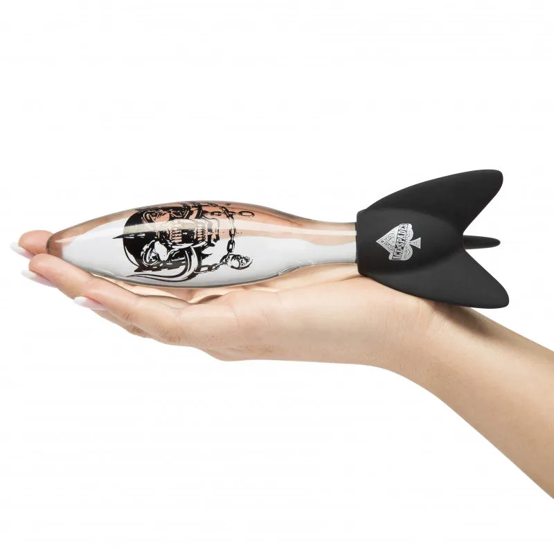 Motorhead Bomber Rock Hard Massage Missile - Clear & Black