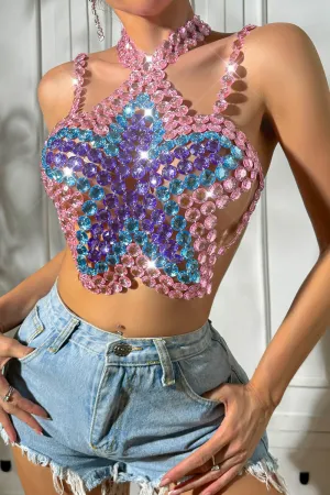 Multi Color Gem Cami Top