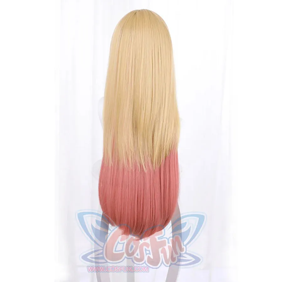 My Dress-Up Darling Kitagawa Marin Gold Pink Long Wig 00116