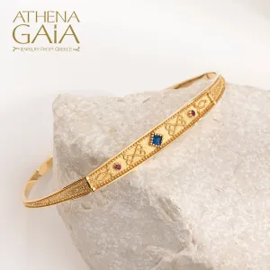 Narrow Byzantine Segmented Bracelet