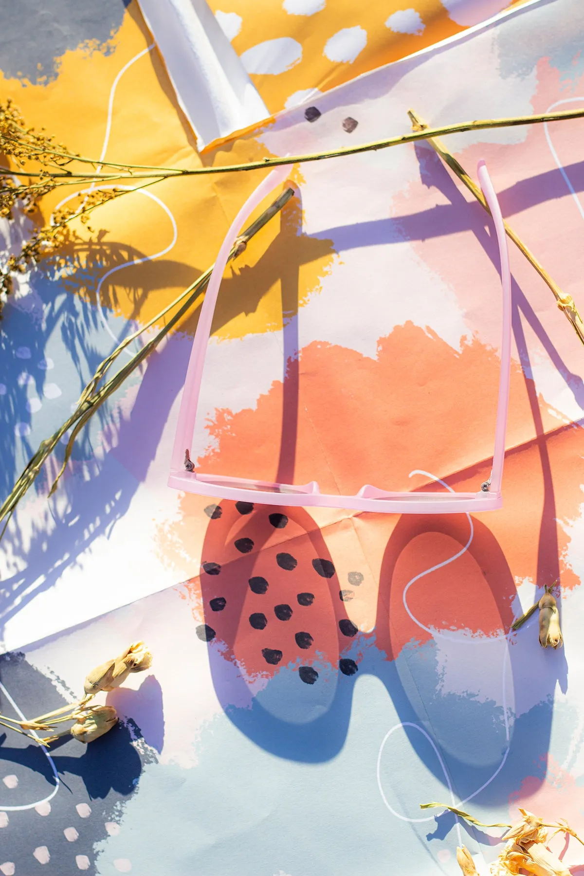 Narrow Oval Chunky Sunglasses