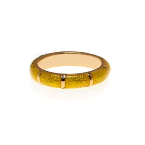 NEW Lemon Segmented Bamboo Ring