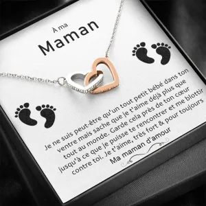 NEWMOM • Collier Future Maman Double Cœur