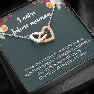 NEWMOM • Collier Future Maman Double Cœur