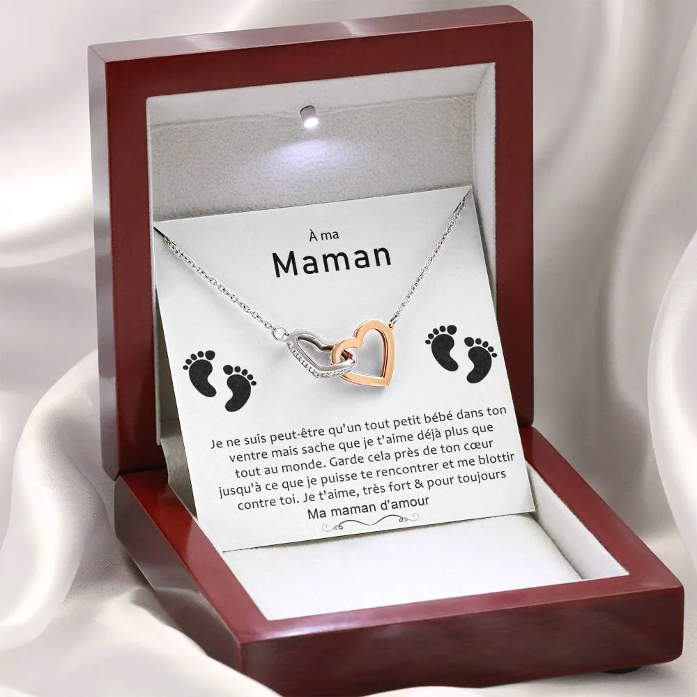 NEWMOM • Collier Future Maman Double Cœur