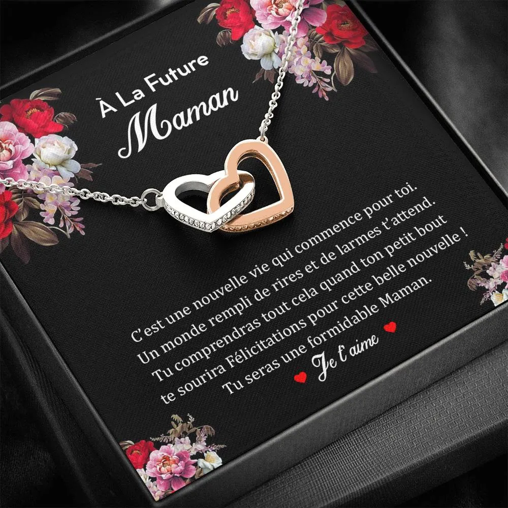 NEWMOM • Collier Future Maman Double Cœur