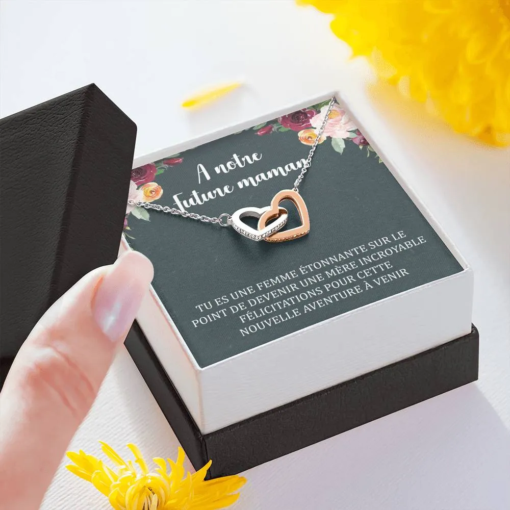 NEWMOM • Collier Future Maman Double Cœur