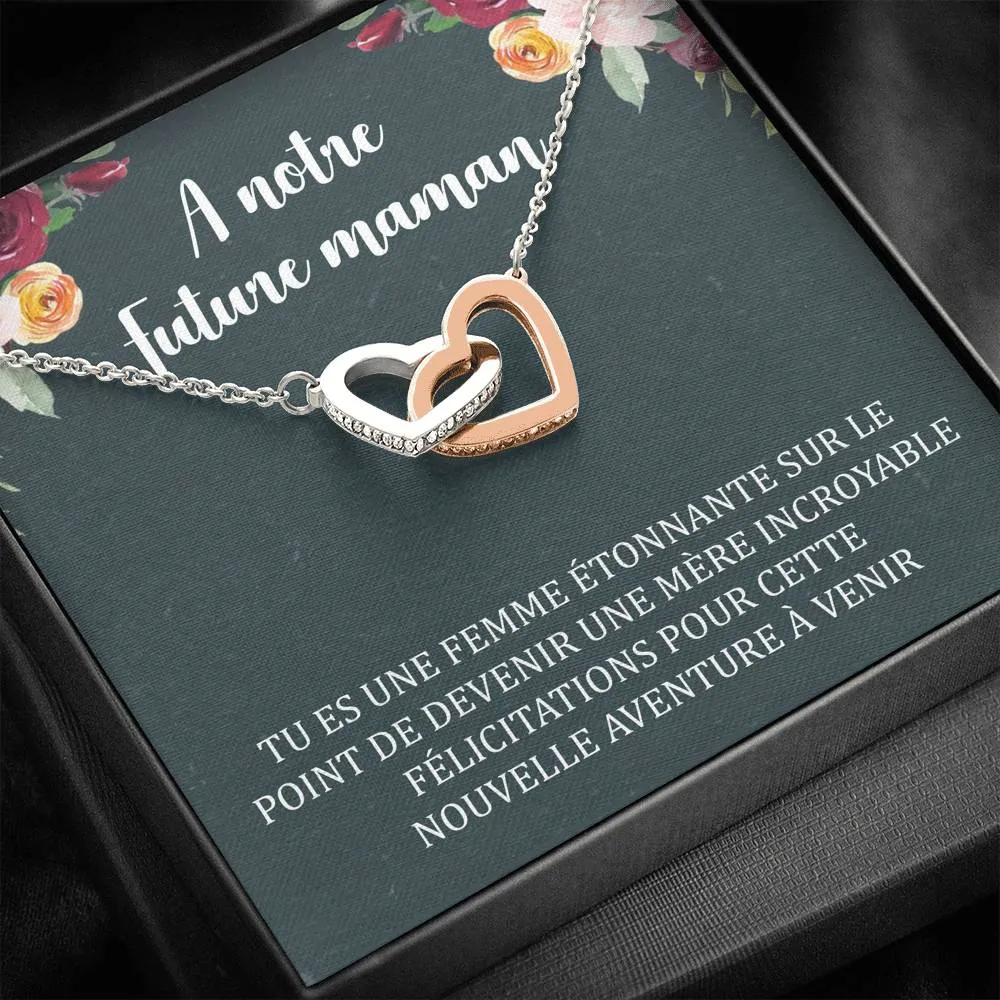 NEWMOM • Collier Future Maman Double Cœur
