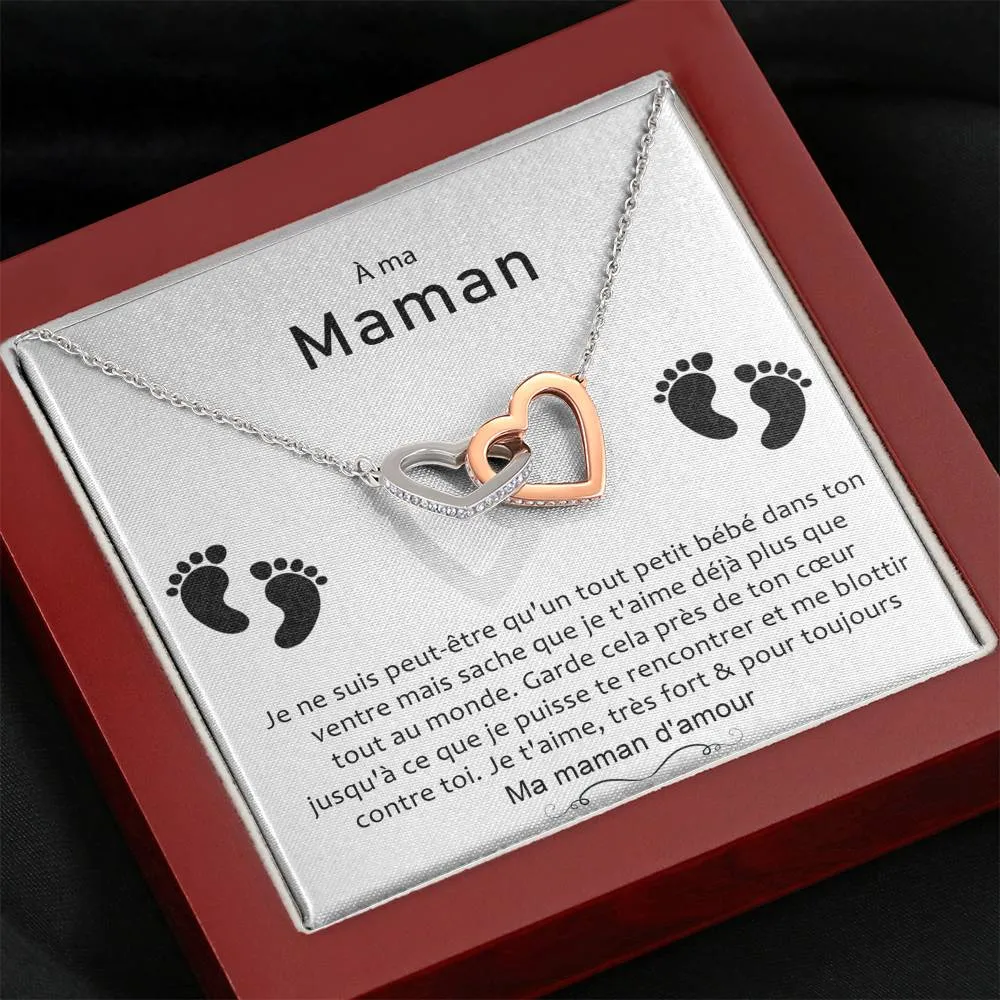 NEWMOM • Collier Future Maman Double Cœur